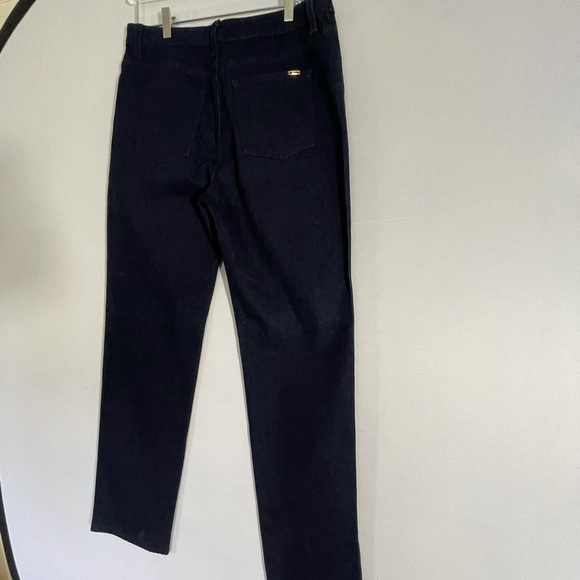 ST. John High Rise Straight Leg Dark Jeans 12 - Picture 8 of 13